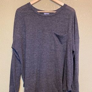 *LAST DAY* Gray Pocket Sweater Tee